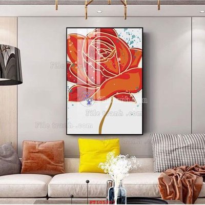 File tranh gốc File tranh hiện đại pha lê gương FT105257 (sắc nét từng chi tiết)