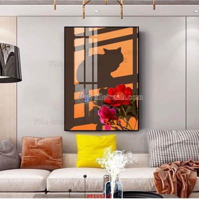 Chi tiết file tranh tráng gương File tranh hiện đại pha lê gương FT105270 (ảnh gốc)