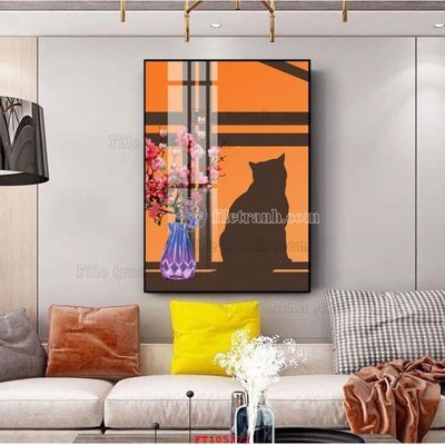 Download file File tranh hiện đại pha lê gương FT105272 (gốc) in mica ốp bếp