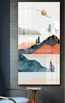 Tải file gốc File tranh hiện đại pha lê gương FT105287 (bản PSD) gốc