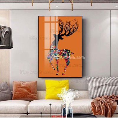 Download file File tranh hiện đại pha lê gương FT105312 (chuẩn in) File tranh hiện đại pha lê gương FT105312