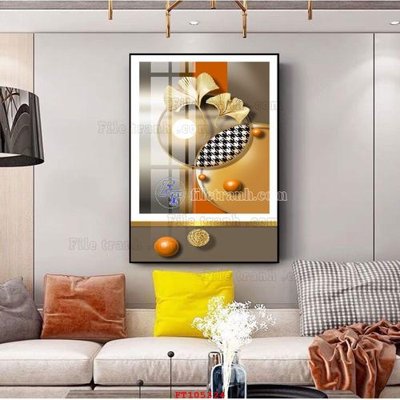 Download file gốc File tranh hiện đại pha lê gương FT105324 (in lụa) nghệ thuật