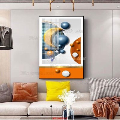 Download file gốc File tranh hiện đại pha lê gương FT105355 (in lụa) tranh 3D