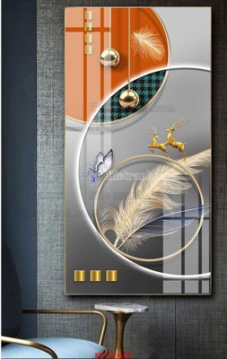 File ảnh File tranh hiện đại pha lê gương FT105401 (gốc) in quảng cáo ngoài trời