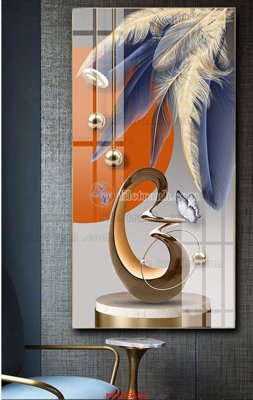 File tranh File tranh hiện đại pha lê gương FT105406 (ảnh gốc) in trần xuyên sáng