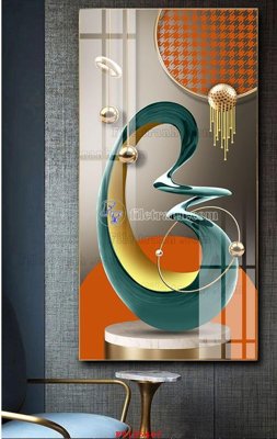 File tranh File tranh hiện đại pha lê gương FT105407 (bản gốc) in canvas