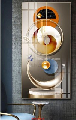 File ảnh File tranh hiện đại pha lê gương FT105410 (gốc) cho trang trí nội thất