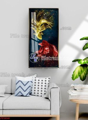 File tranh File tranh bộ hiện đại FT388544 (gốc) in vải canvas