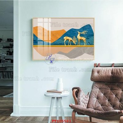 Tải file File tranh hiện đại pha lê gương FT105501 (ảnh gốc) file AI/EPS