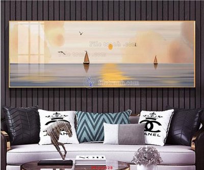 File in ấn File tranh hiện đại pha lê gương FT105528 (bản gốc) cao cấp