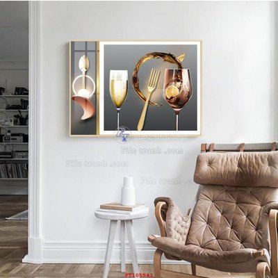 File gốc File tranh hiện đại pha lê gương FT105541 (trang trí) phòng làm việc