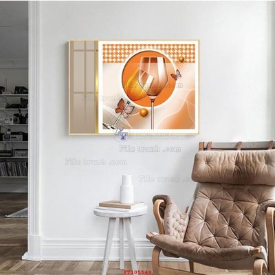 Hình ảnh file gốc File tranh hiện đại pha lê gương FT105549 (chất lượng cao)