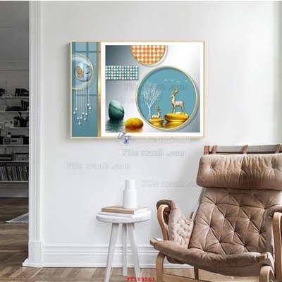 Download file File tranh hiện đại pha lê gương FT105561 (gốc) in mica đèn LED