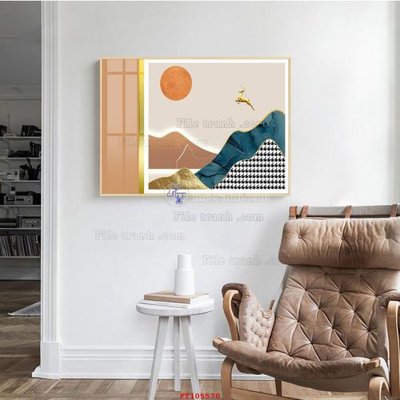 File ảnh gốc File tranh hiện đại pha lê gương FT105570 (chuyên in mica)