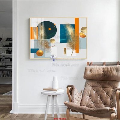 Download file gốc File tranh hiện đại pha lê gương FT105586 (in lụa) cao cấp