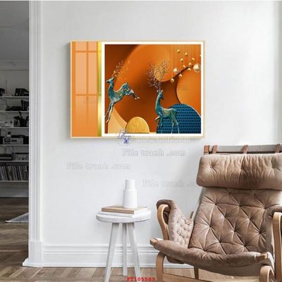 File ảnh gốc File tranh hiện đại pha lê gương FT105589 (chuyên in mica)