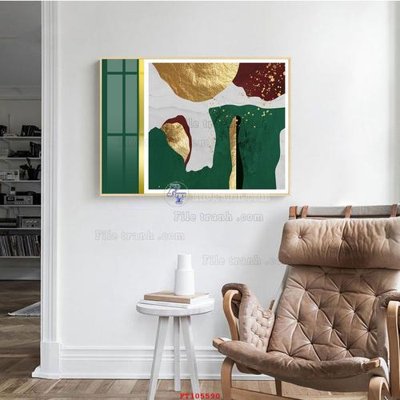 File gốc File tranh hiện đại pha lê gương FT105590 (in mica) trang trí