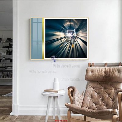 File in lụa File tranh hiện đại pha lê gương FT105594 (tân cổ điển) File tranh hiện đại pha lê gương FT105594