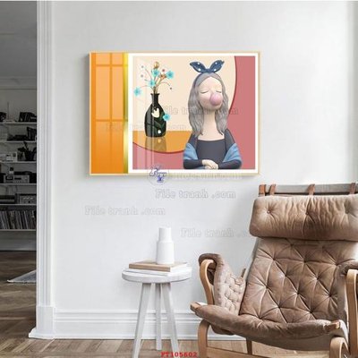 File in trần File tranh hiện đại pha lê gương FT105602 (file gốc) chủ đề vũ trụ