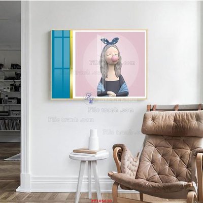 File in trần File tranh hiện đại pha lê gương FT105610 (bản gốc) trời sao