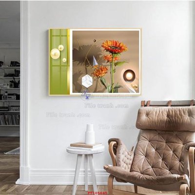 Ảnh gốc File tranh hiện đại pha lê gương FT105645 (siêu chi tiết) để in ấn