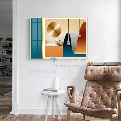 File gốc File tranh hiện đại pha lê gương FT105657 (in lụa) chi tiết cao