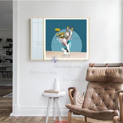 File gốc File tranh hiện đại pha lê gương FT105698 (cho in ấn) từ kho Filetranh