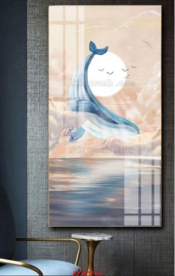 File PSD File tranh hiện đại pha lê gương FT105723 (gốc) nhiều lớp (multi-layer)