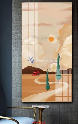 File gốc File tranh hiện đại pha lê gương FT105726 (thiết kế) độc quyền