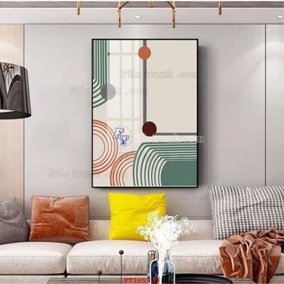 File tranh File tranh hiện đại pha lê gương FT105732 (file gốc) chuẩn màu in