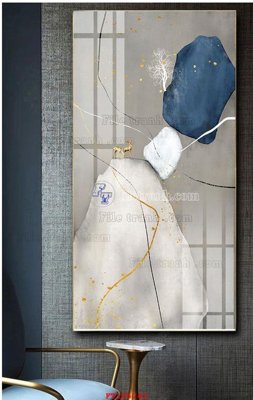 Hình ảnh file gốc File tranh hiện đại pha lê gương FT105742 (chất lượng cao)