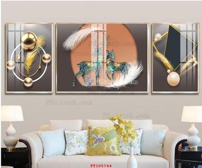 File gốc File tranh hiện đại pha lê gương FT105744 (in tráng gương) sang trọng
