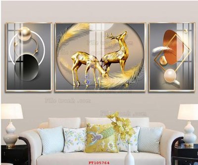 Download file gốc File tranh hiện đại pha lê gương FT105764 (in lụa) cao cấp