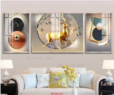 Ảnh mô tả file gốc in mica File tranh hiện đại pha lê gương FT105769