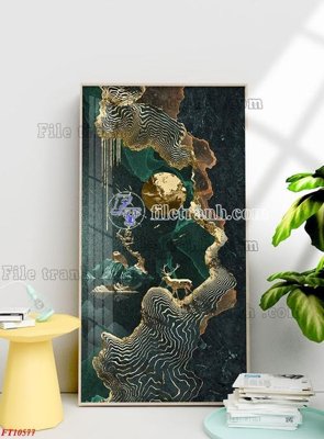 File tranh ảnh gốc File tranh bộ hiện đại FT685577 dùng cho in khổ lớn