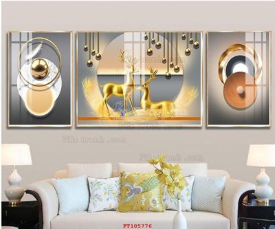 Ảnh gốc File tranh hiện đại pha lê gương FT105776 (siêu chi tiết) để in ấn