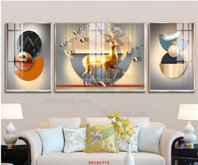 Download file gốc File tranh hiện đại pha lê gương FT105779 (in mica) 3D