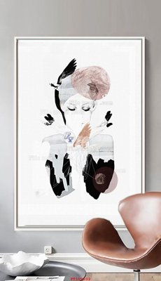 File gốc File tranh hiện đại pha lê gương FT105832 (in lụa) tranh thuận buồm