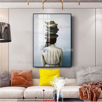 Tệp tin gốc File tranh hiện đại pha lê gương FT105860 (dùng cho in) File tranh hiện đại pha lê gương FT105860