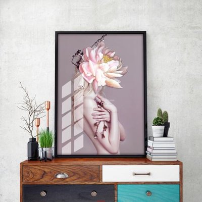 File gốc File tranh hiện đại pha lê gương FT105862 (in 3D) cho trang trí