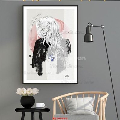 Ảnh gốc file in lụa File tranh hiện đại pha lê gương FT105863 chi tiết