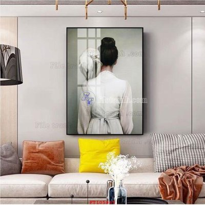 Tải file PSD File tranh hiện đại pha lê gương FT105865 (nguyên layer) để in