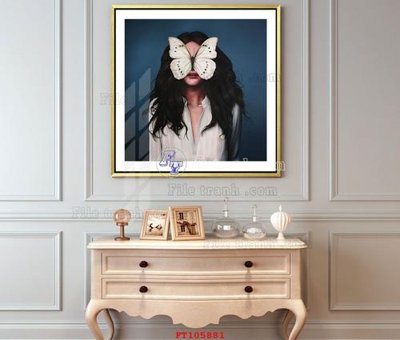 Tải file gốc File tranh hiện đại pha lê gương FT105881 (bản PSD) gốc