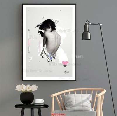 File gốc File tranh hiện đại pha lê gương FT105891 (in tráng gương) sang trọng