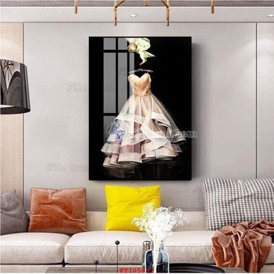 File in trần File tranh hiện đại pha lê gương FT105892 (bản gốc) 5D