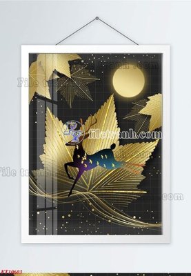 File tranh File tranh bộ hiện đại FT919603 (bản gốc) in canvas