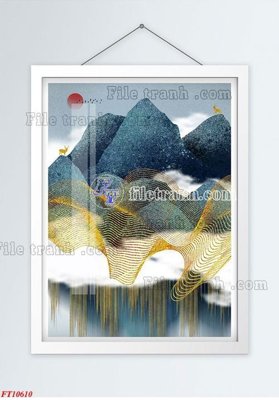 File ảnh File tranh bộ hiện đại FT982610 (gốc) in Hiflex