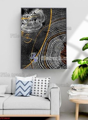 Hình ảnh file gốc in trần nhà File tranh bộ hiện đại FT1342650