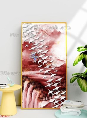 Tải file File tranh bộ hiện đại FT1405657 (gốc) in tranh tráng gương