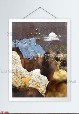 Tải file File tranh bộ hiện đại FT1666686 (ảnh gốc) in gạch men